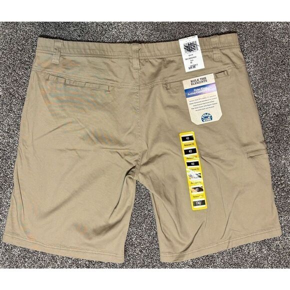 Khaki Shorts Polar King By KEY Size Size 42 New NWT - Picture 2 of 8